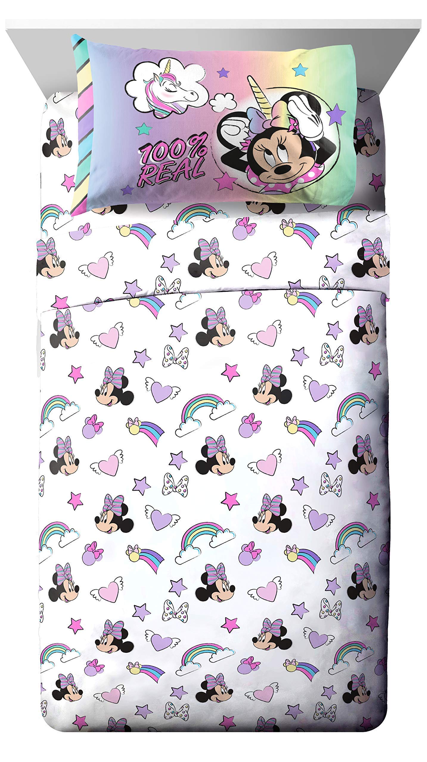 Minnie Mouse Unicorn Dreams 11-Piece Full Bedding Bundle- Includes Bed Set
