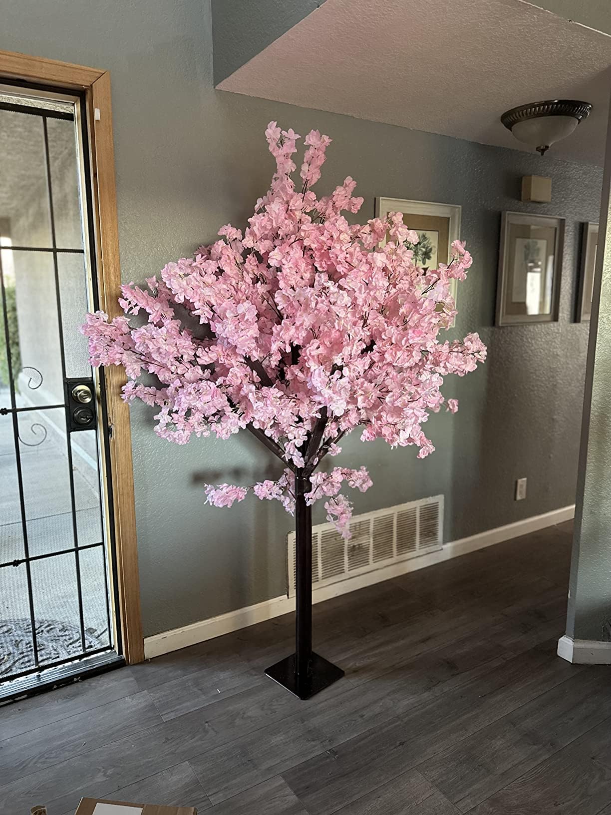 Artificial Cherry Trees Indoor Decor: Handmade Natural Fake Cherry Blossom