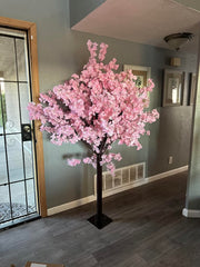Artificial Cherry Trees Indoor Decor: Handmade Natural Fake Cherry Blossom