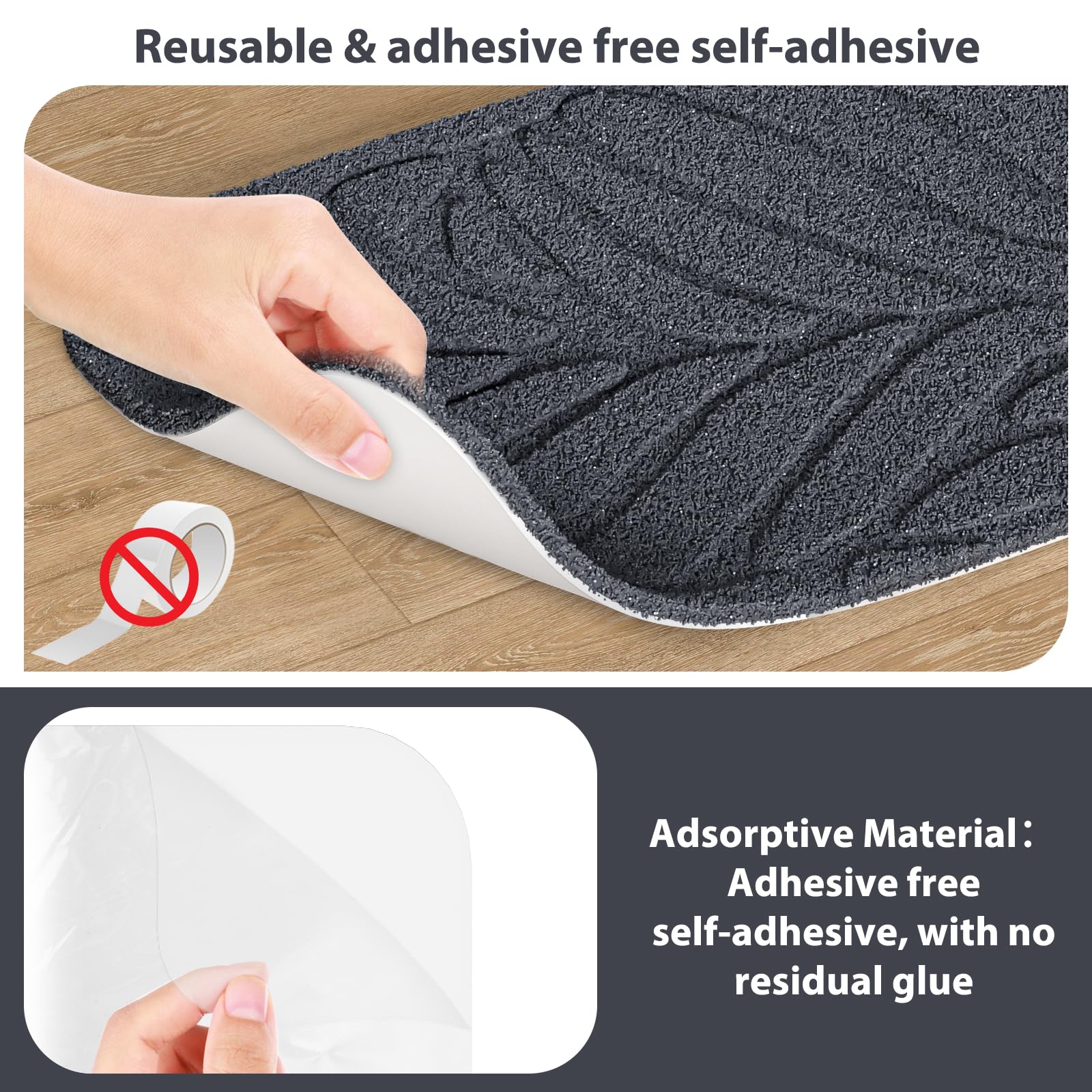 Stair Treads Non Slip for Wooden Steps, 8" X 30" (15-Pack) Stair Runner Carpet