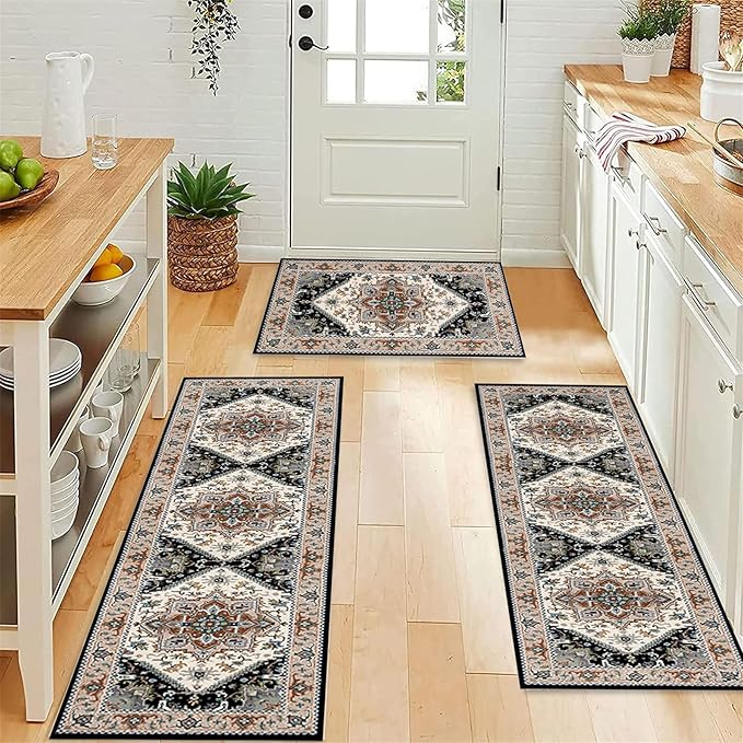 Rug Sets 3 Pieces Runner Rugs Vintage Kitchen Runner Bohemian Area Rug