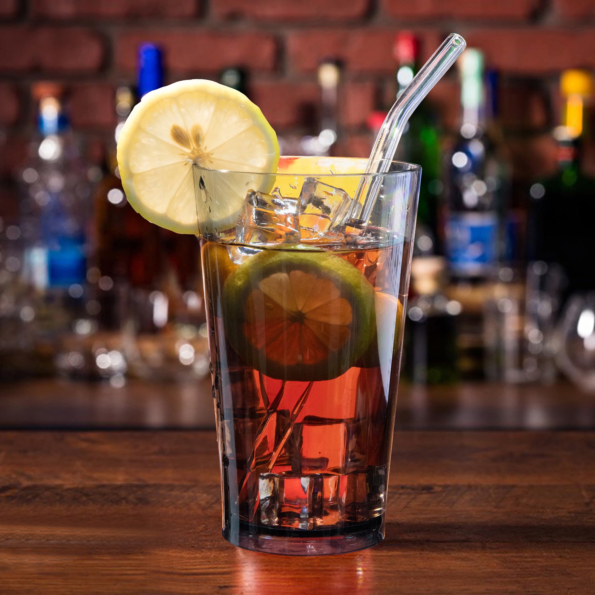 Plastic Drinking Glasses, Set of 6, Shatterproof Drinking Cups, Plastic glass cup