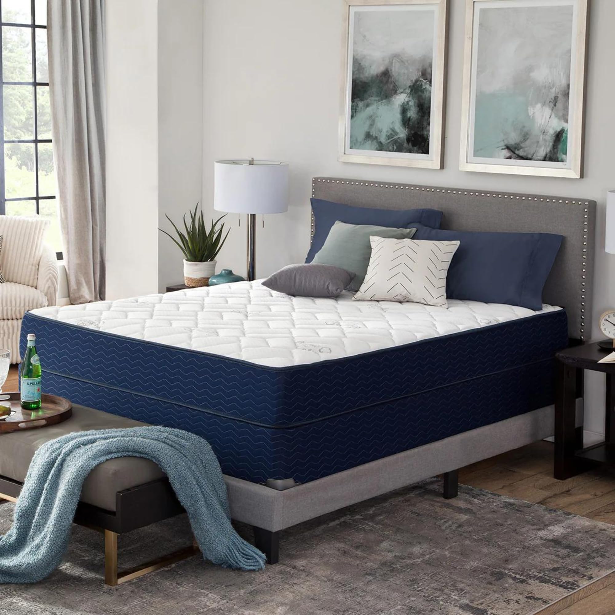 Berwyn Firm Cal King Mattress - California King Mattress with Firm Gel Foam