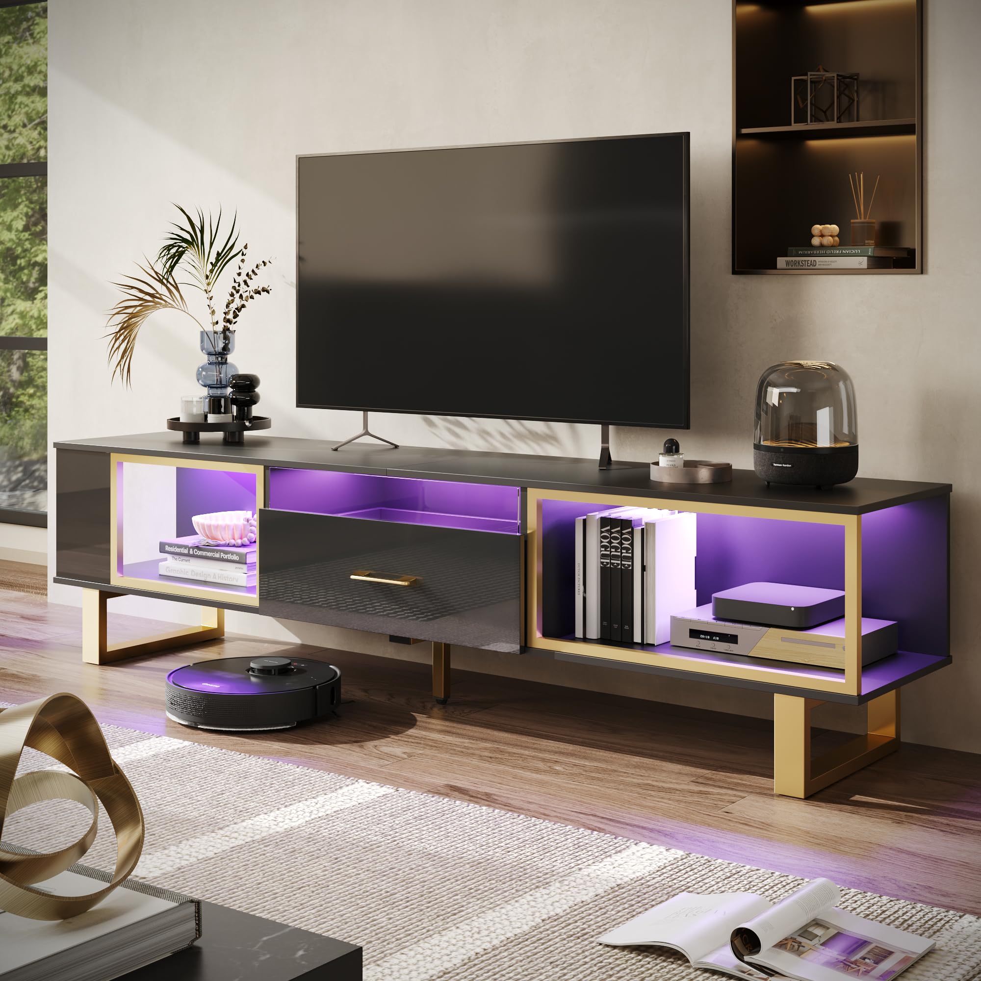 70 Inch TV Stand for 75/77/80 Inch TV,living room