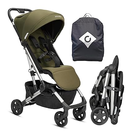 Compact Stroller - One Hand Fold Lightweight, Travel, Toddler, Airplane, Foldable
