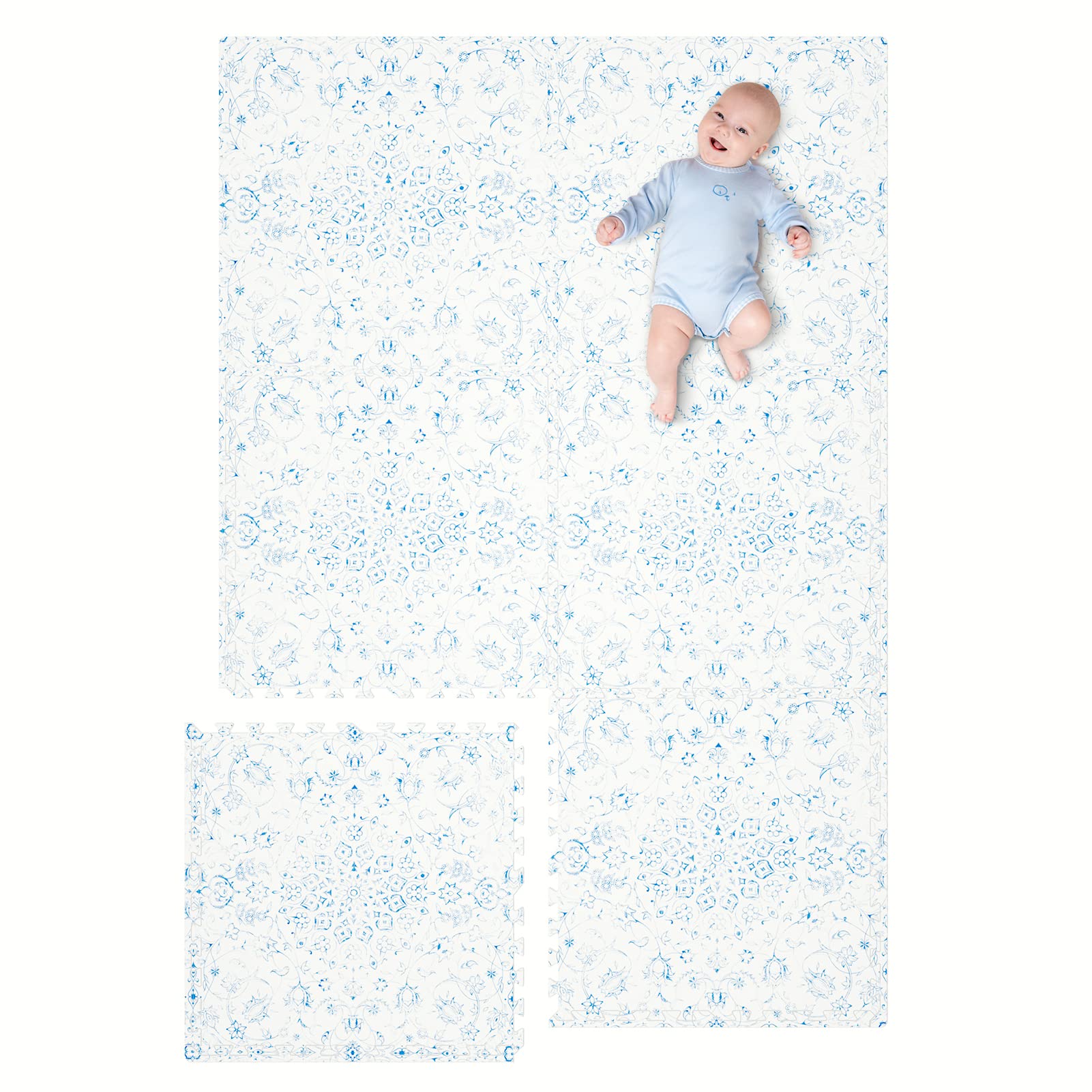 Extra Large Baby Play Mat - 4FT x 6FT Non-Toxic Foam Puzzle Floor Mat for Kids & Toddlers