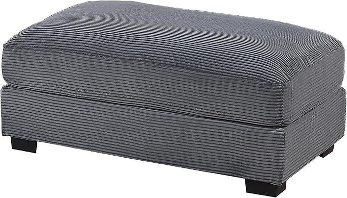 127" Sectional Sofa Modular Deep 3-Seat Sofa Couch