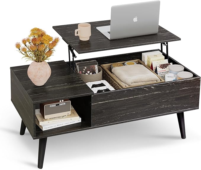 Coffee Table, 39" Lift Top Coffee Table with Hidden Compartment,living room