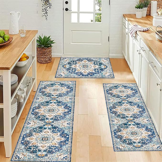 Rug Sets 3 Pieces Runner Rugs Vintage Kitchen Runner Bohemian Area Rug