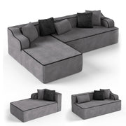 Cloud Sectional Couch with L-Shaped Chaise