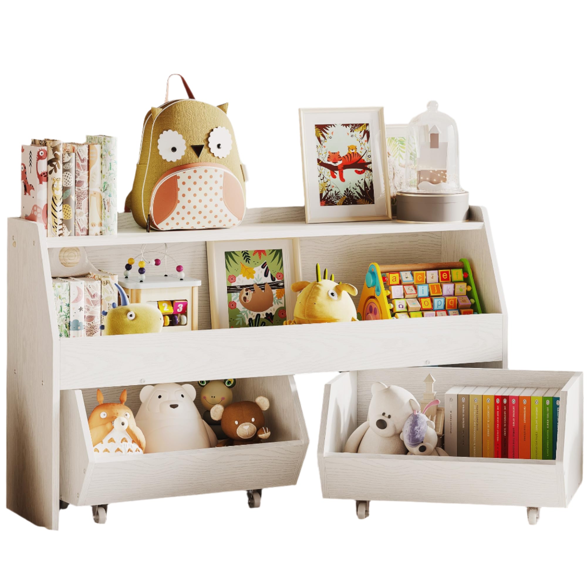 Toy Storage Organizer for Kids, Toy Storage Cabinet with Drawers
