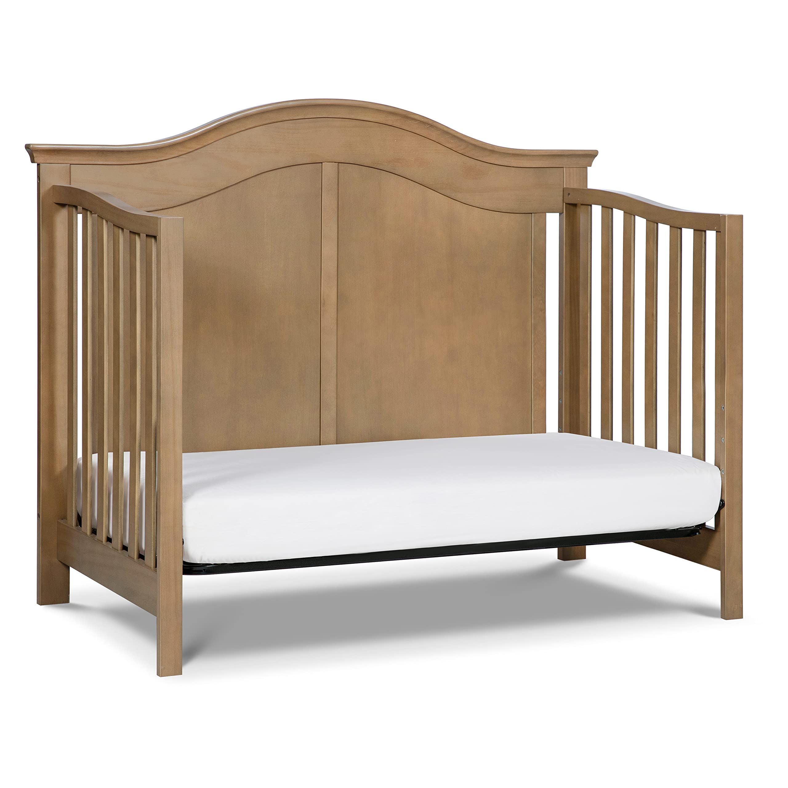 Meadow 4-in-1 Convertible Crib in Hazelnut, Greenguard Gold Certified
