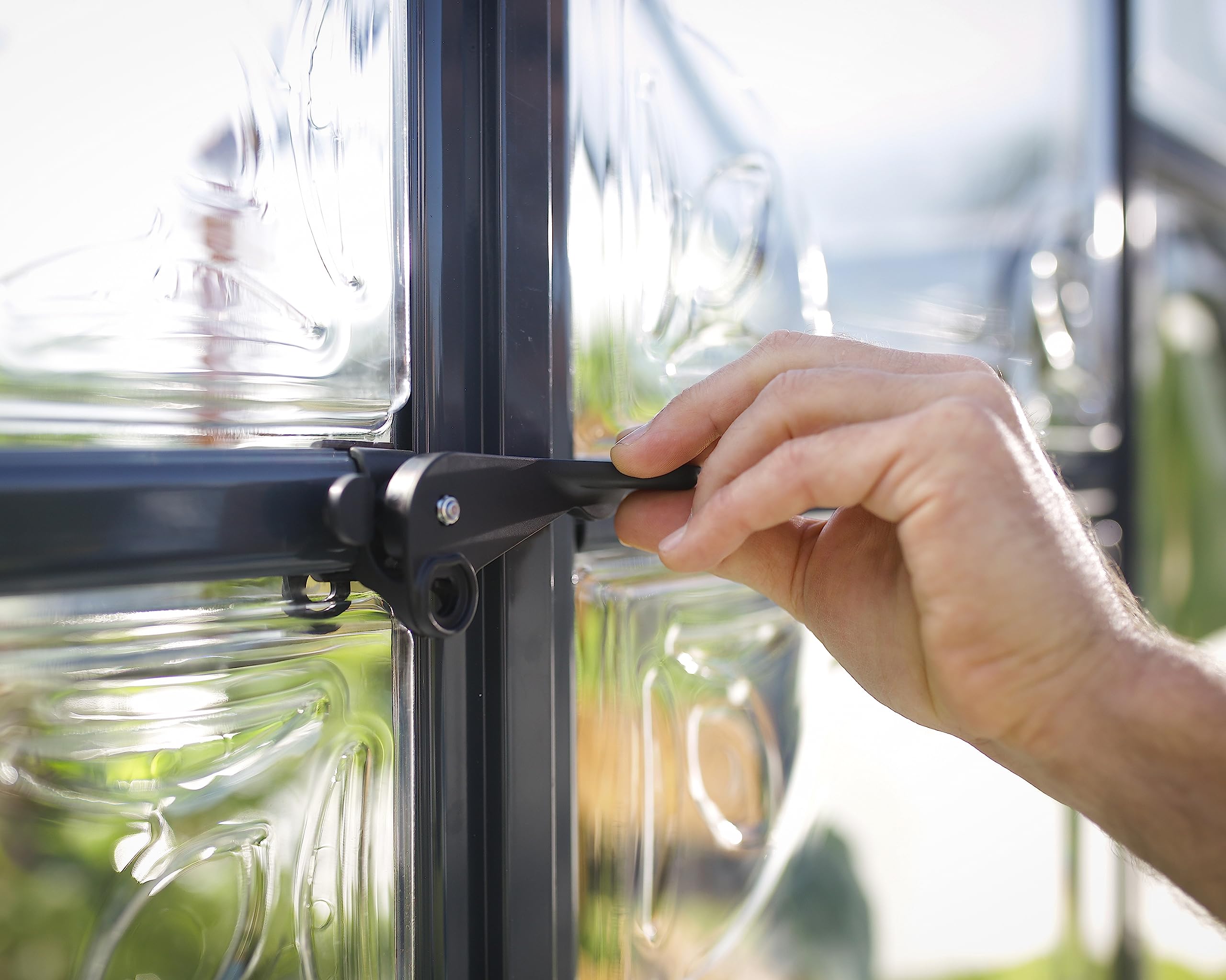 canopia 12x10 Garden Solarium Greenhouse, UV Polycarbonate Outdoor Structure