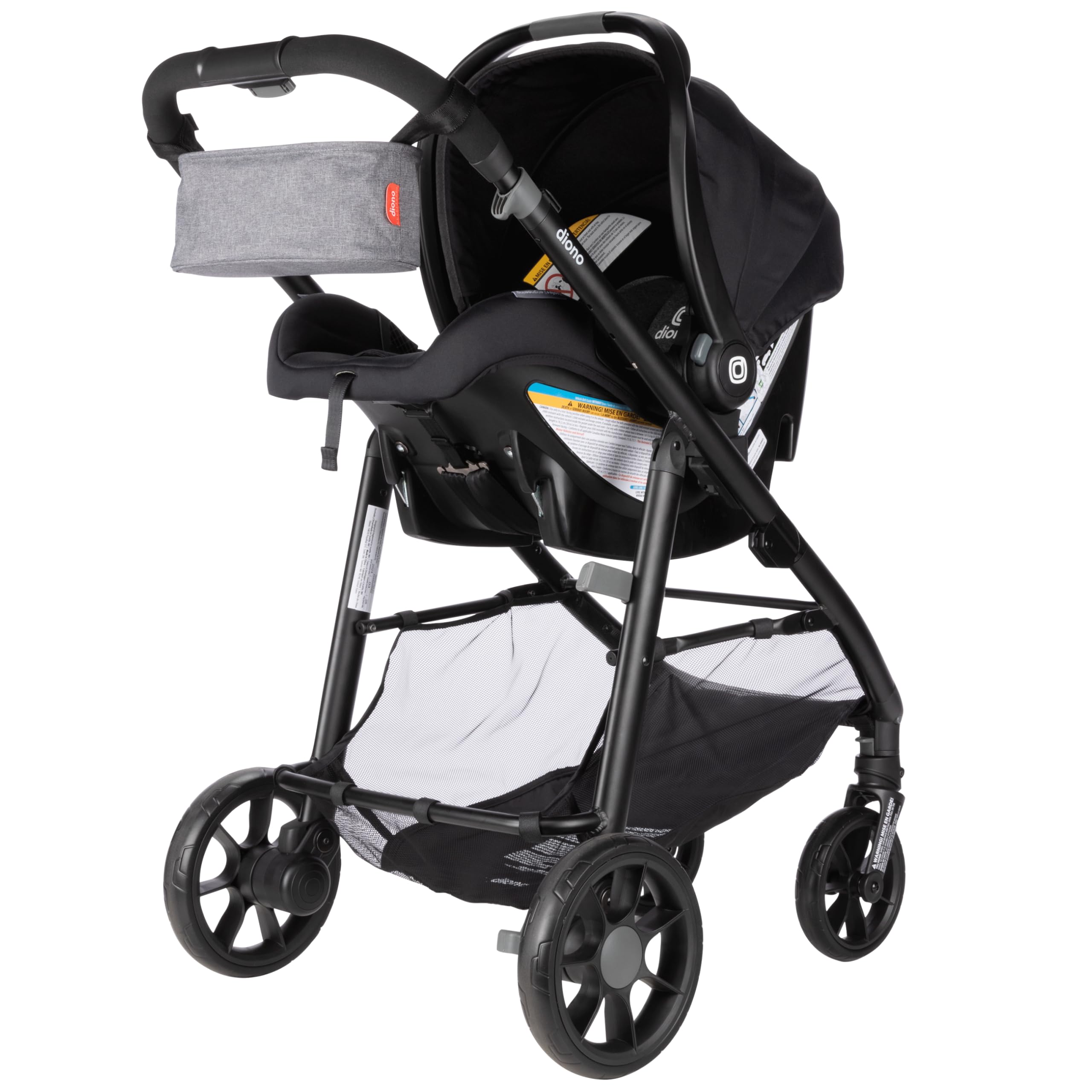 Quantum 4 3-in-1 Travel System with LiteClik 30 R SafePlus Infant Car Seat