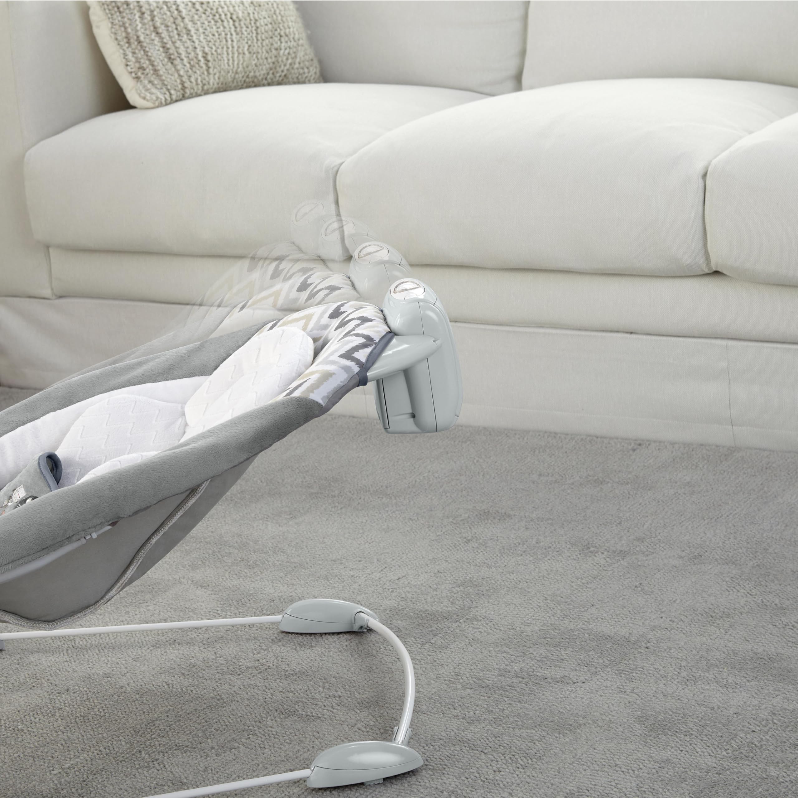 SmartBounce Automatic Baby Bouncer Seat with White Noise, Music