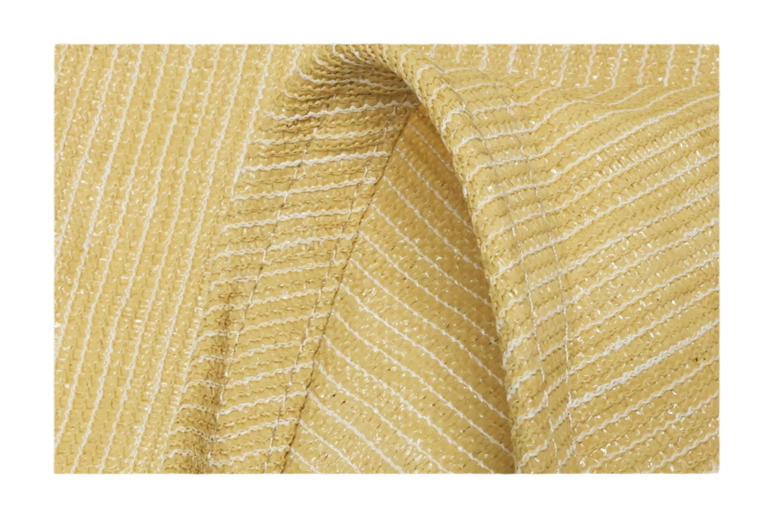 Heavy Duty 24' x 24' Beige Square Sun Shade Sail, Commercial Grade UPF50 Canopy