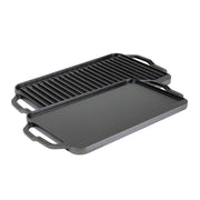 19.5" X 10" Cast Iron Reversible Grillgriddle - Double Burner Griddle - Indoor & Outdoor