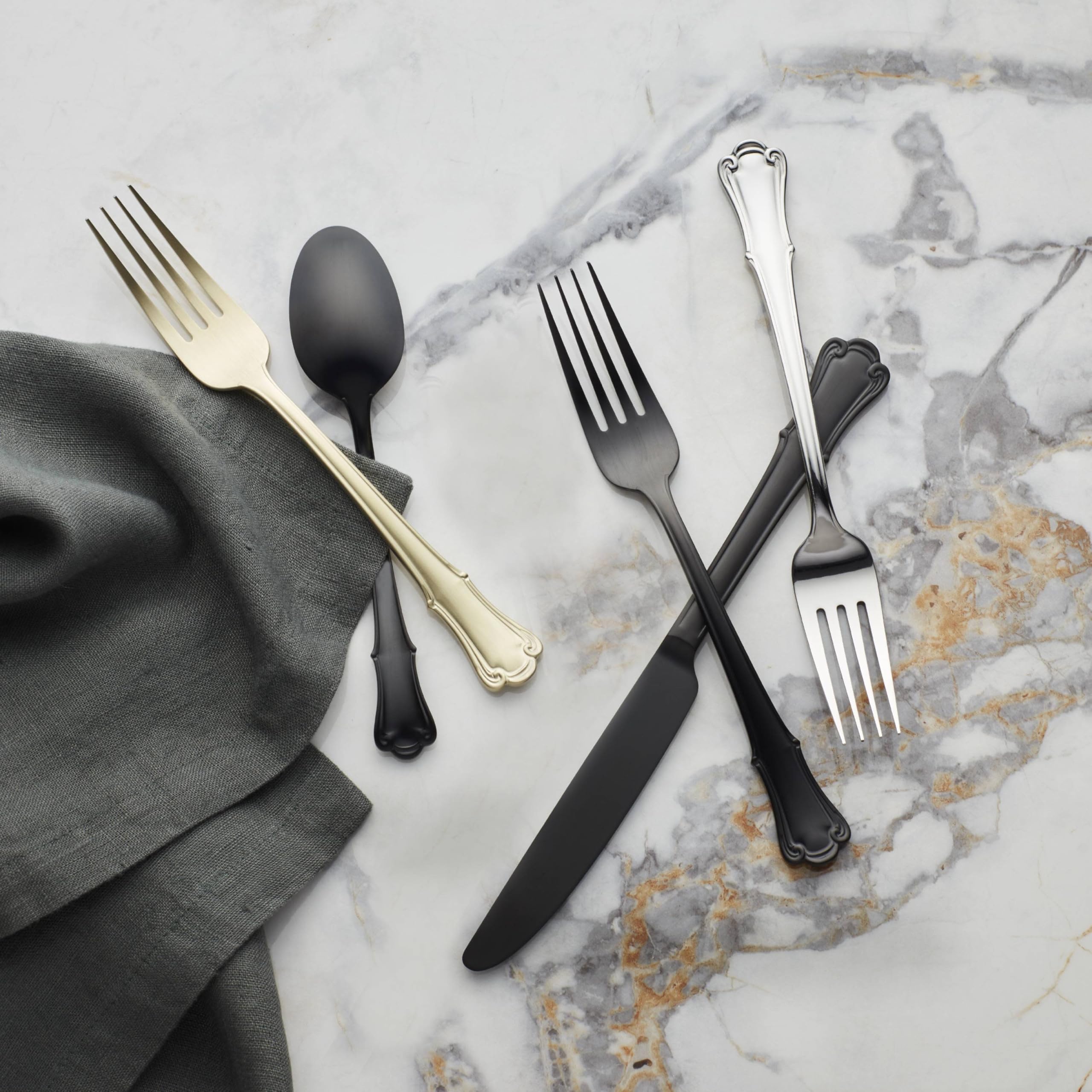 James Street Piece Flatware Set, 20 Count