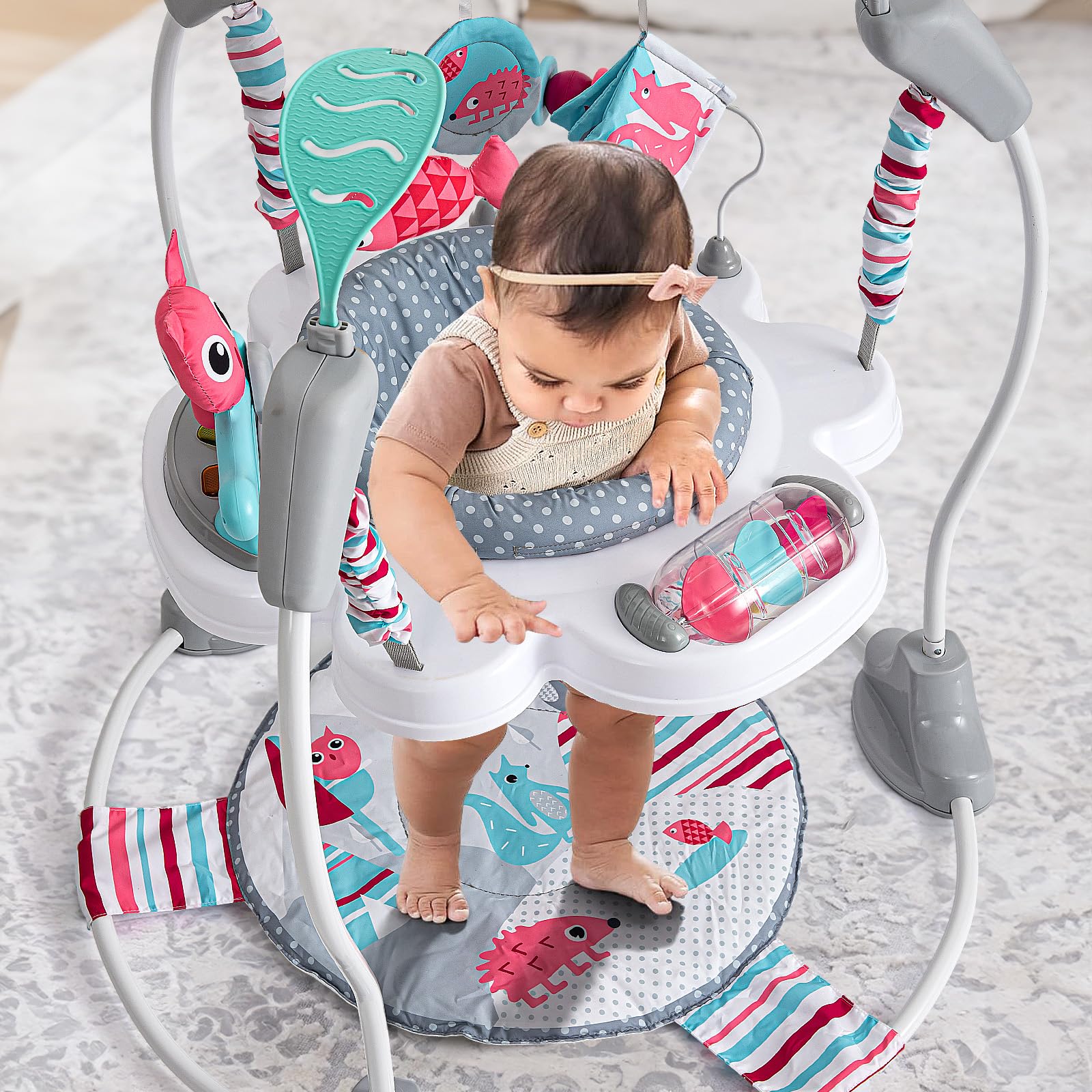 Portable Baby Activity Center Play Center 7-18 Months and Developmental Toys