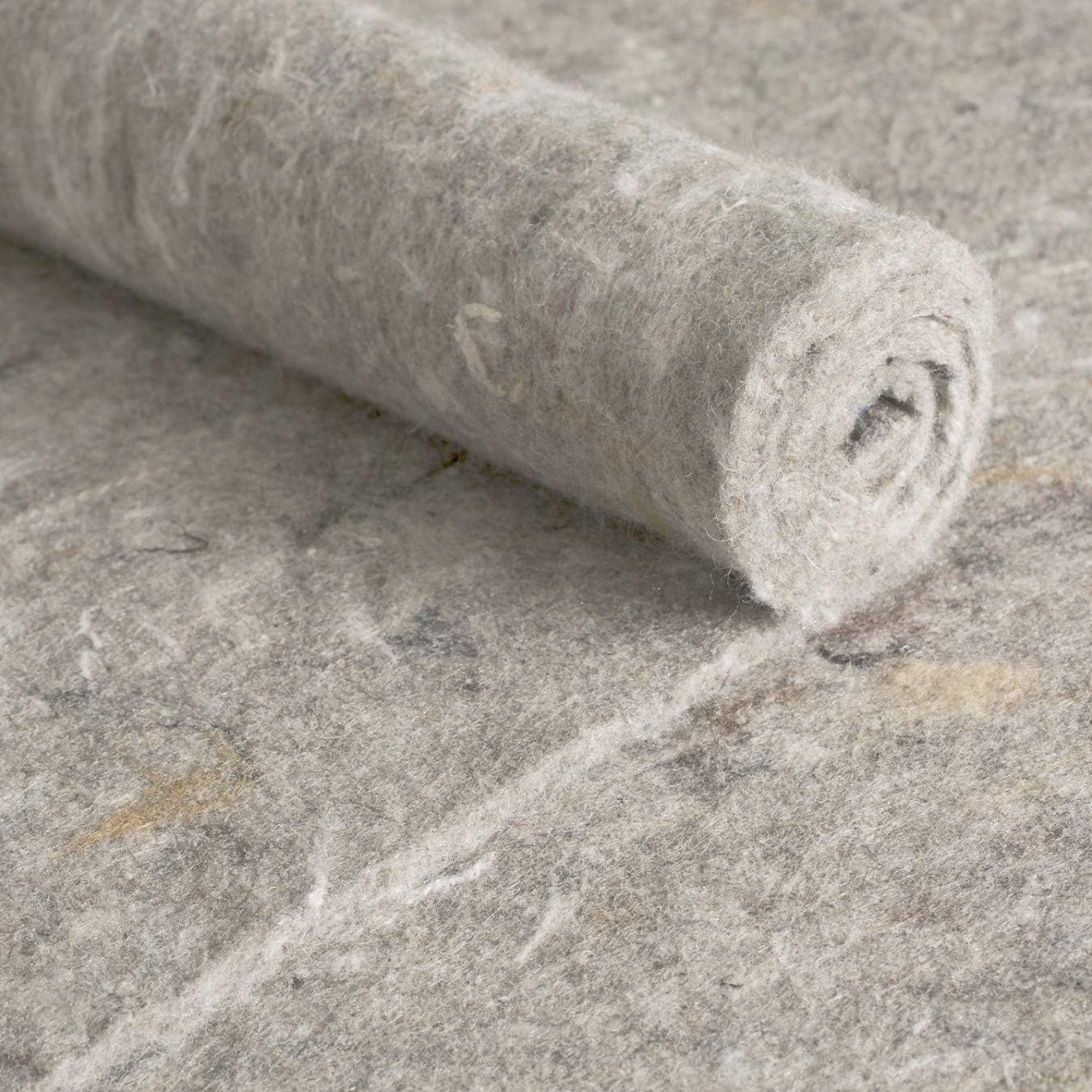 Eco-Plush - 8'x10' - 1/2" Thick - 100% Felt - Luxurious Cushioned Rug Pad