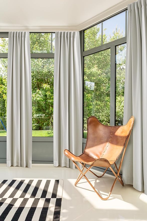 Linen Curtains for Bedroom 84 inches Long
