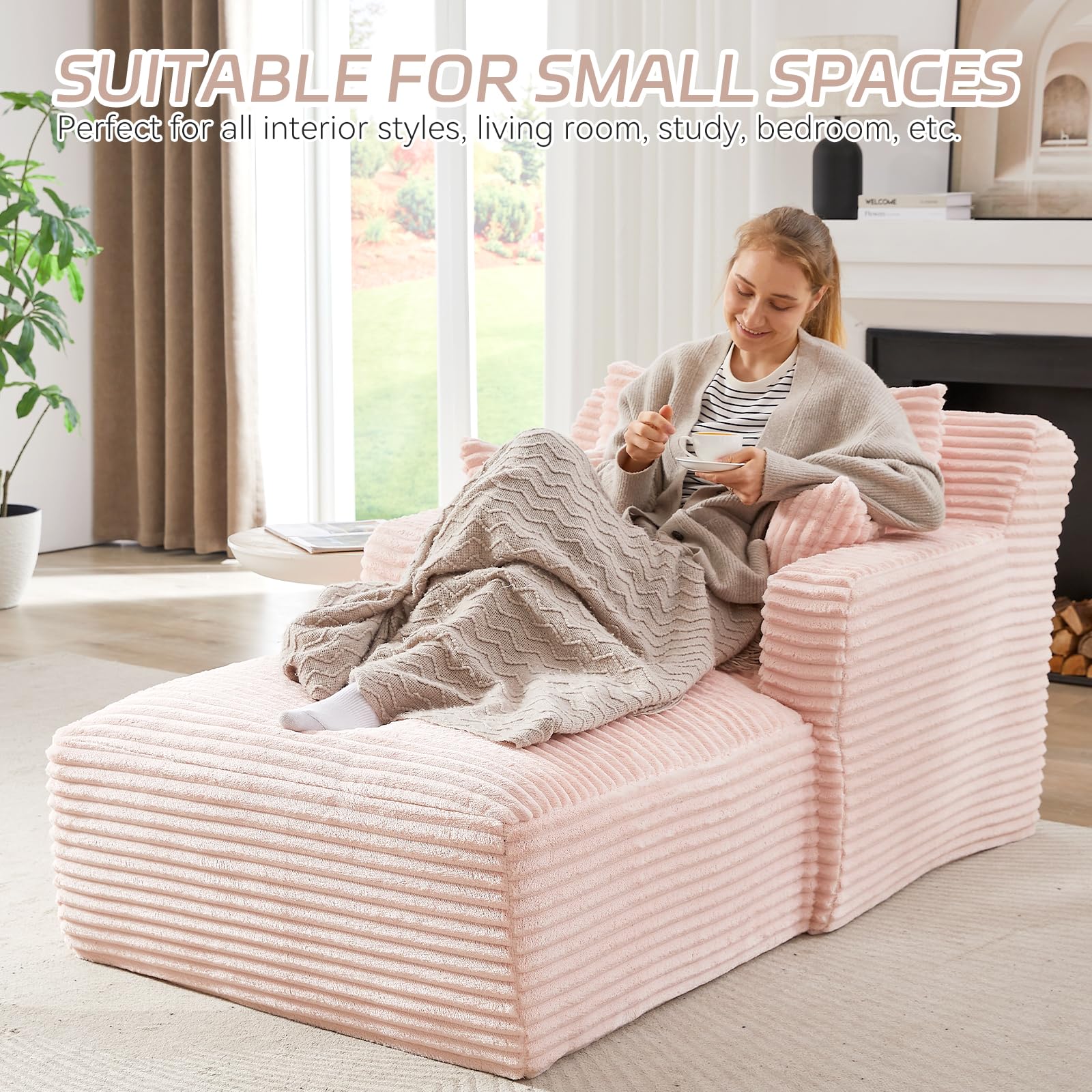 Oversized Chaise Lounge Chair Indoor