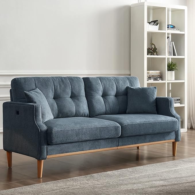 Simple Style Modern 3 Seat Loveseat Couch Sofa