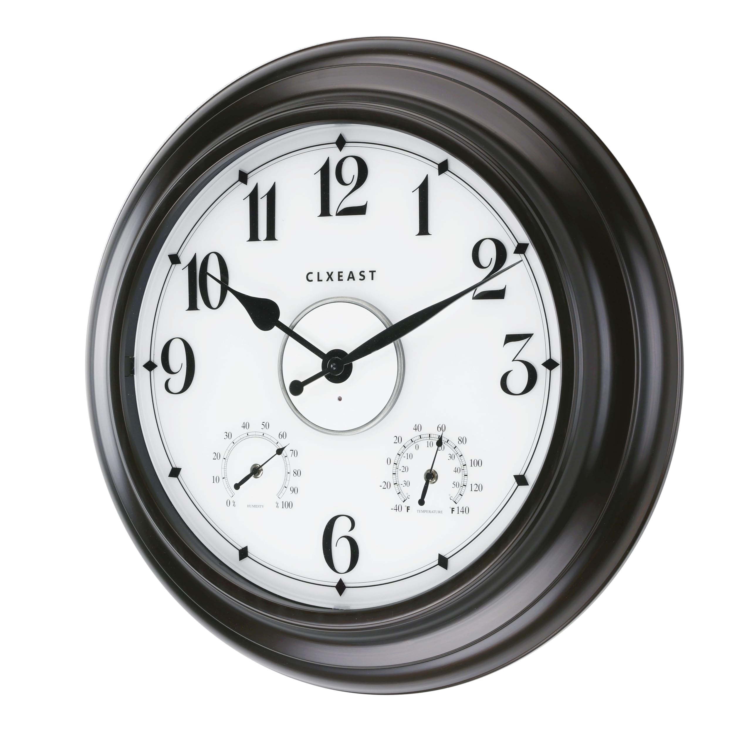 24 Inch LED Self-Illuminated Outdoor Metal Clocks Waterproof