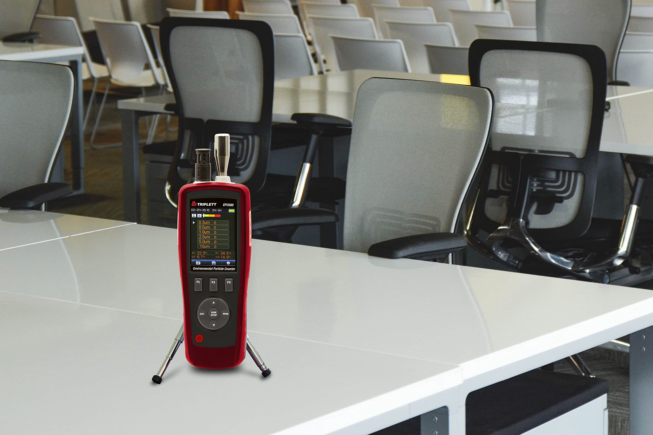 Handheld Environmental Particle Counter and Air Quality Monitor