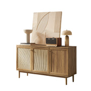 Haylee Sideboard, Modern Farmhouse Boho Accent Buffet Storage Cabinet