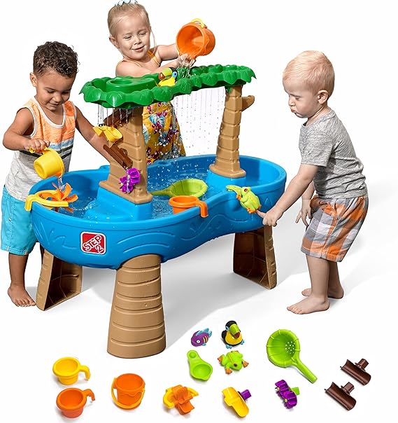 Rain Showers Splash Pond Toddler Water Table, Kids Water