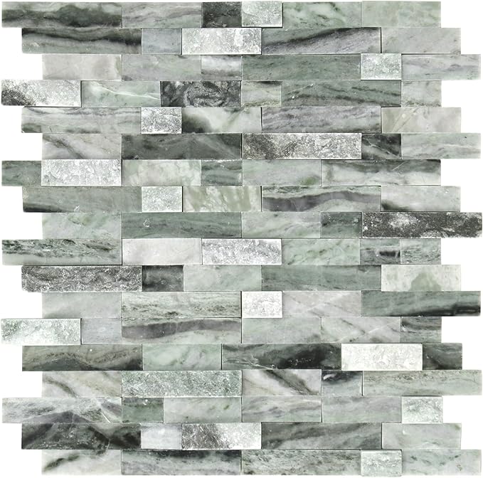Peel and Stick Mosaic Natural 3D Stone Self Adhesive Tiles