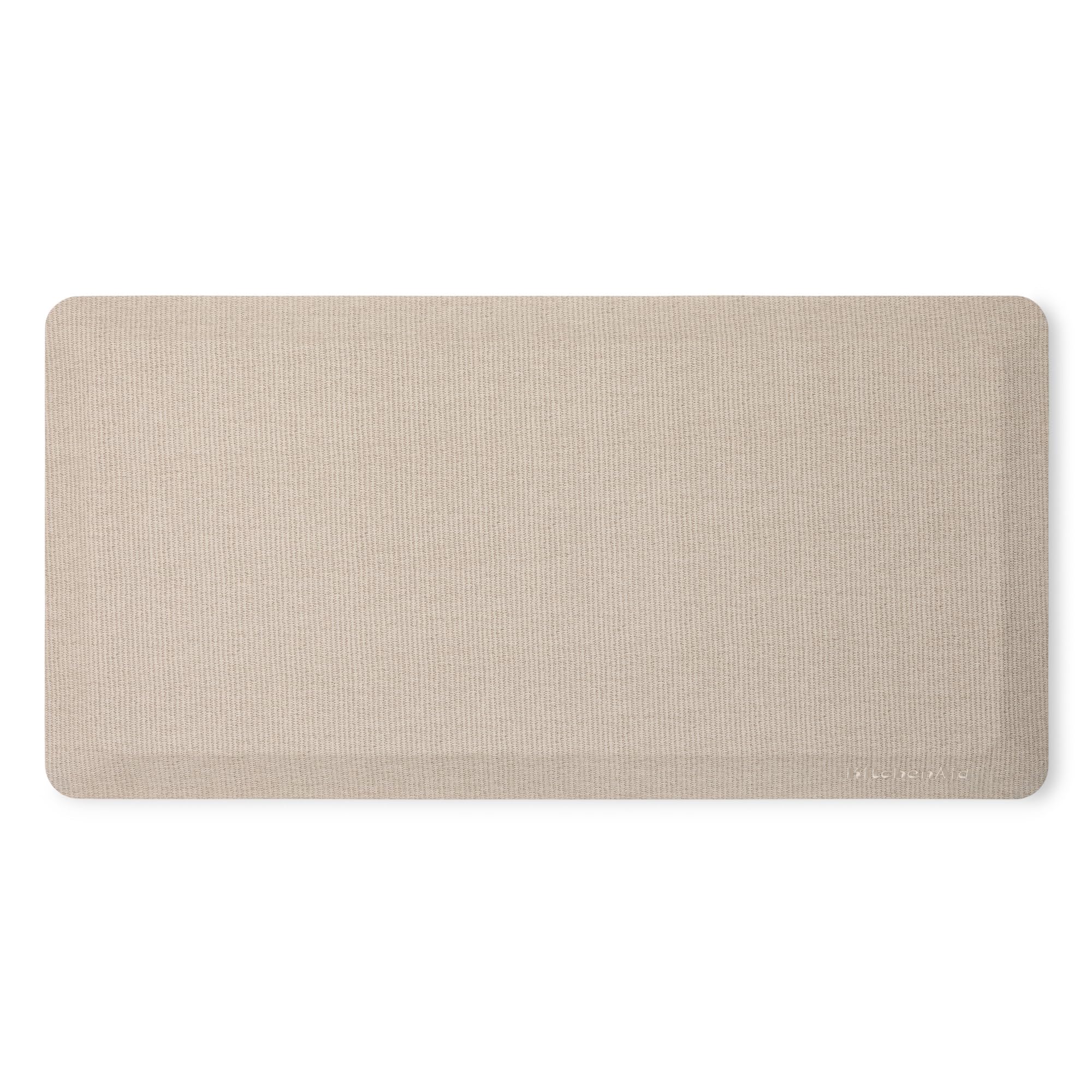 Gourmet Series Kitchen Comfort Gel Mat, Solid Basketweave, Milkshake Tan, 20"x39"