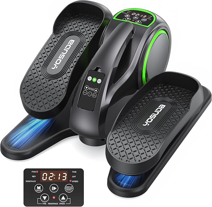 Under Desk Elliptical,Ellipse Leg Exerciser for Seniors Fully Assembled