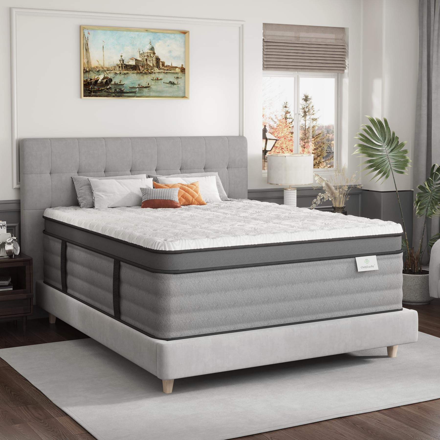 Twin Mattress 12 Inch, Hybrid Gel Memory Foam Twin Mattress for Kids