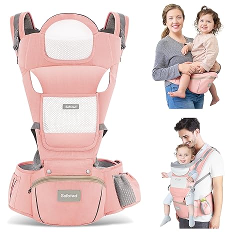 Baby Carrier Newborn to Toddler -Lightweight Baby Wrap Carrier 3-in-1 Baby Carrier