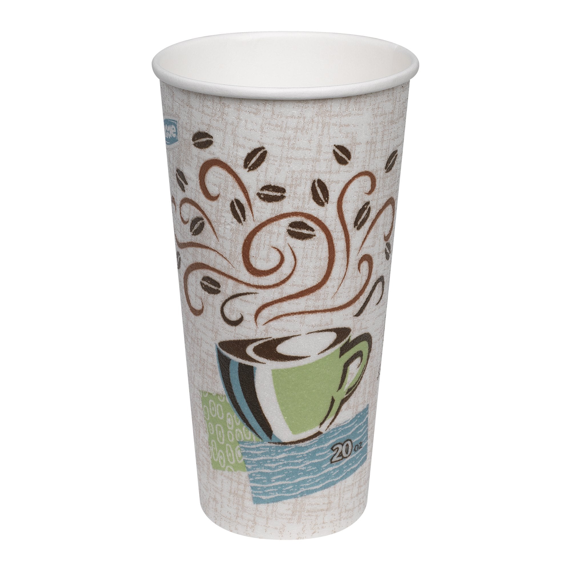 Touch 20 oz Paper Coffee Cups By GP PRO, Coffee Haze Design