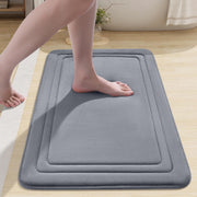 Memory Foam Bath Mat, 60 x 90 cm, Extra Soft Non-Slip Bathroom Rug