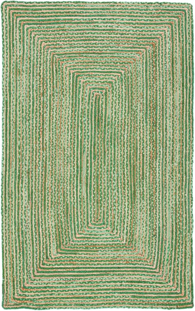 Cape Cod Collection Area Rug - 4' x 6' Oval, Red & Multi