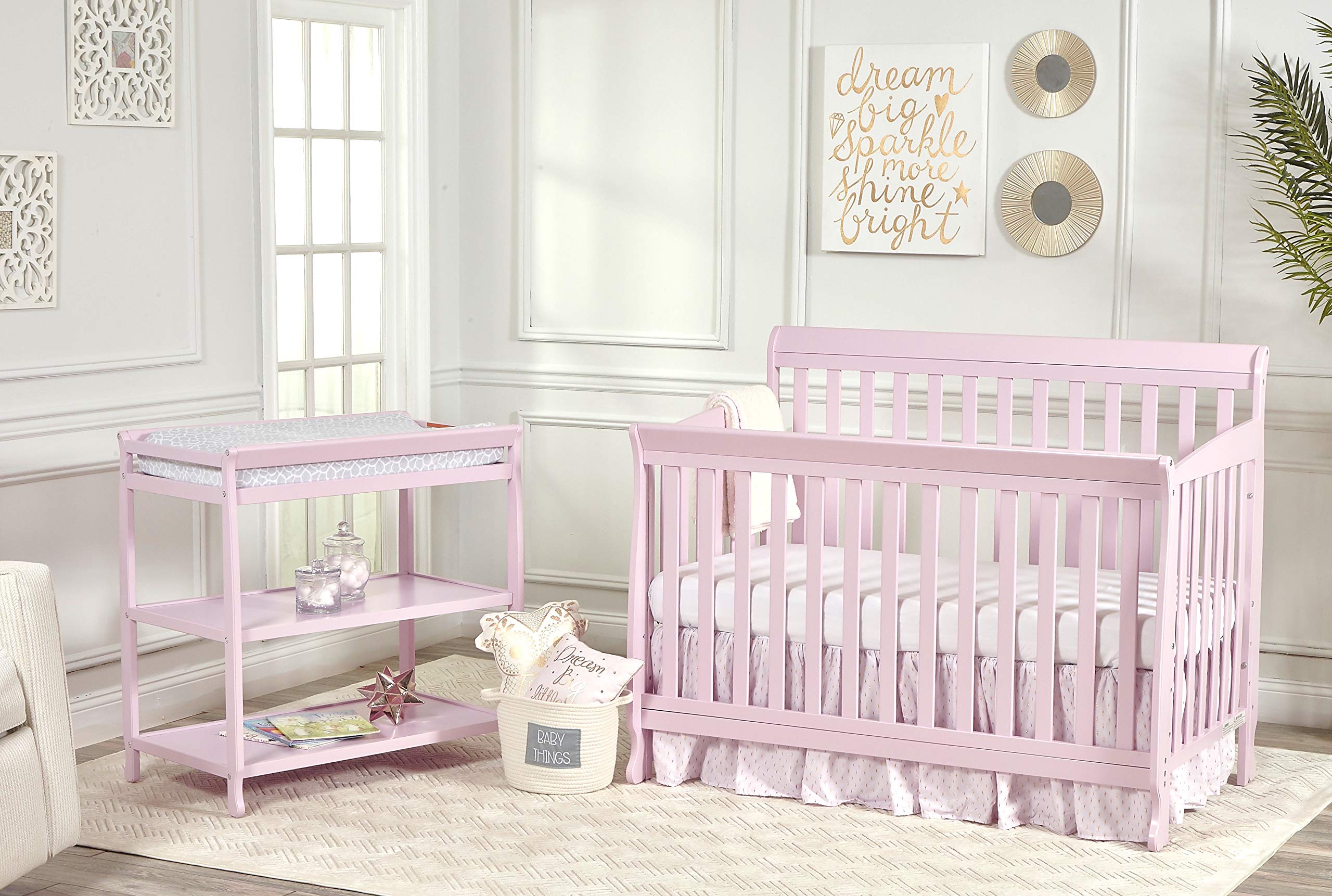 Riley Changing Table, Pink