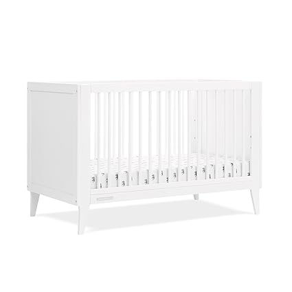 Ollie 4-in-1 Convertible Crib - Greenguard Gold Certified, Walnut Espresso