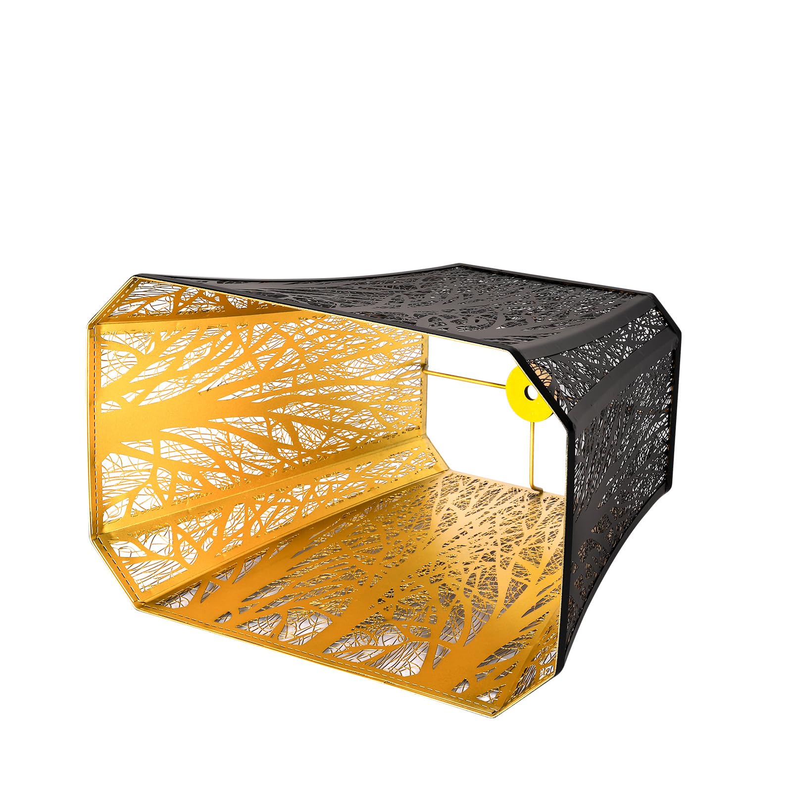 Rectangle Lamp Shade Fitter Floor Lamp Shade, ALUCSET Large Metal Lampshade