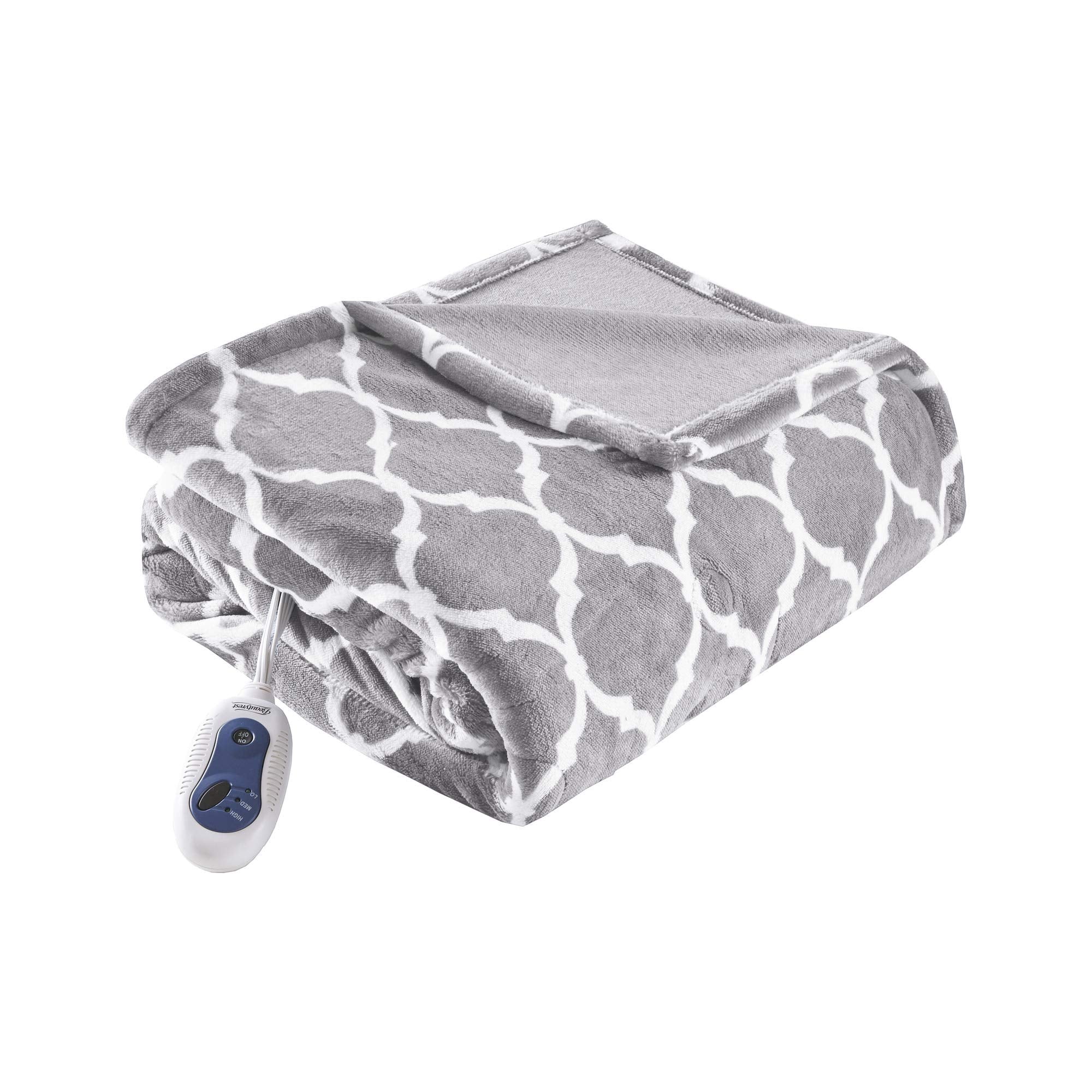 Printed Plush Electric Blanket for Cold Weather, Fast Heating