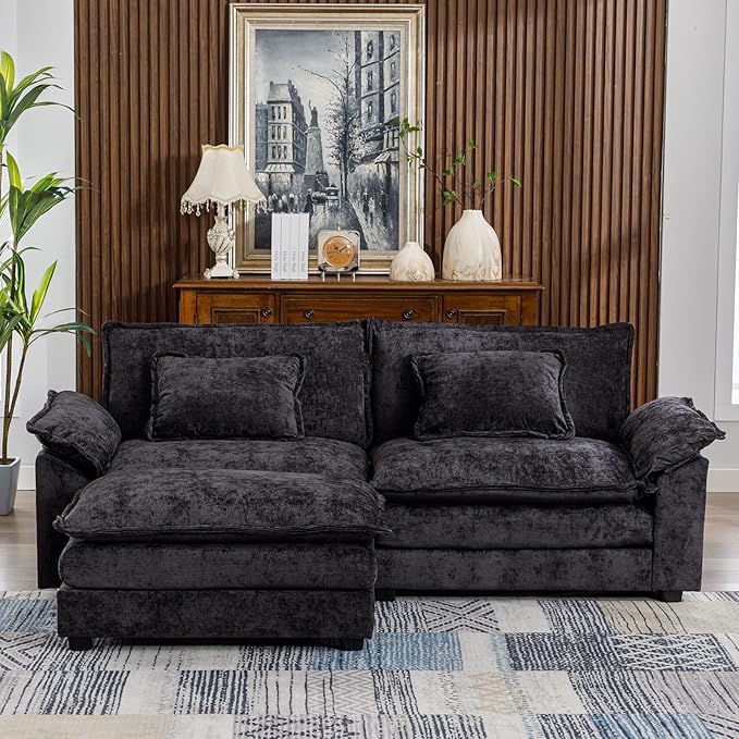85.8" Modern Sectional Sofa Cloud Couch for Living Room