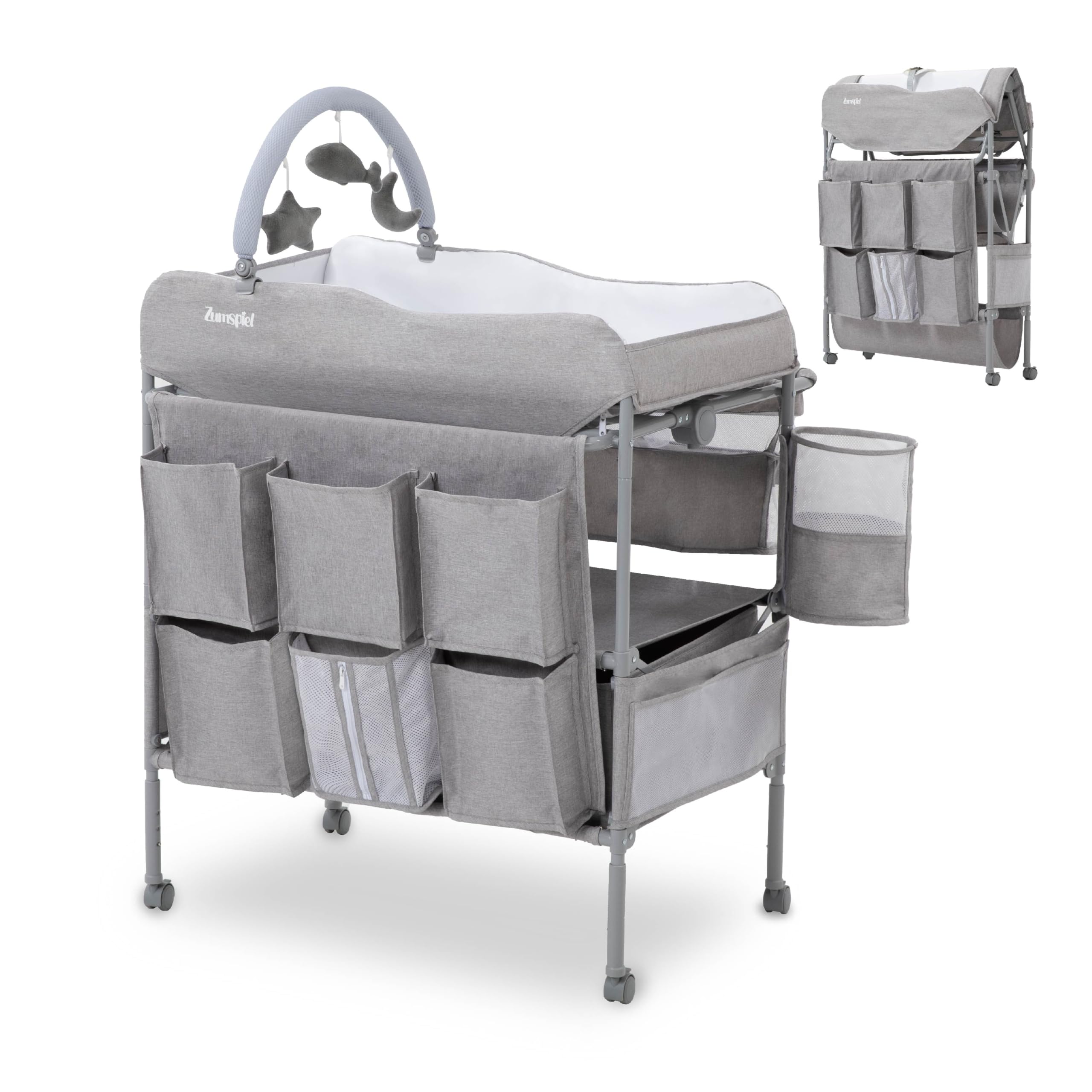 Versatile Portable Folding Changing Table, Waterproof Diaper Changing Station