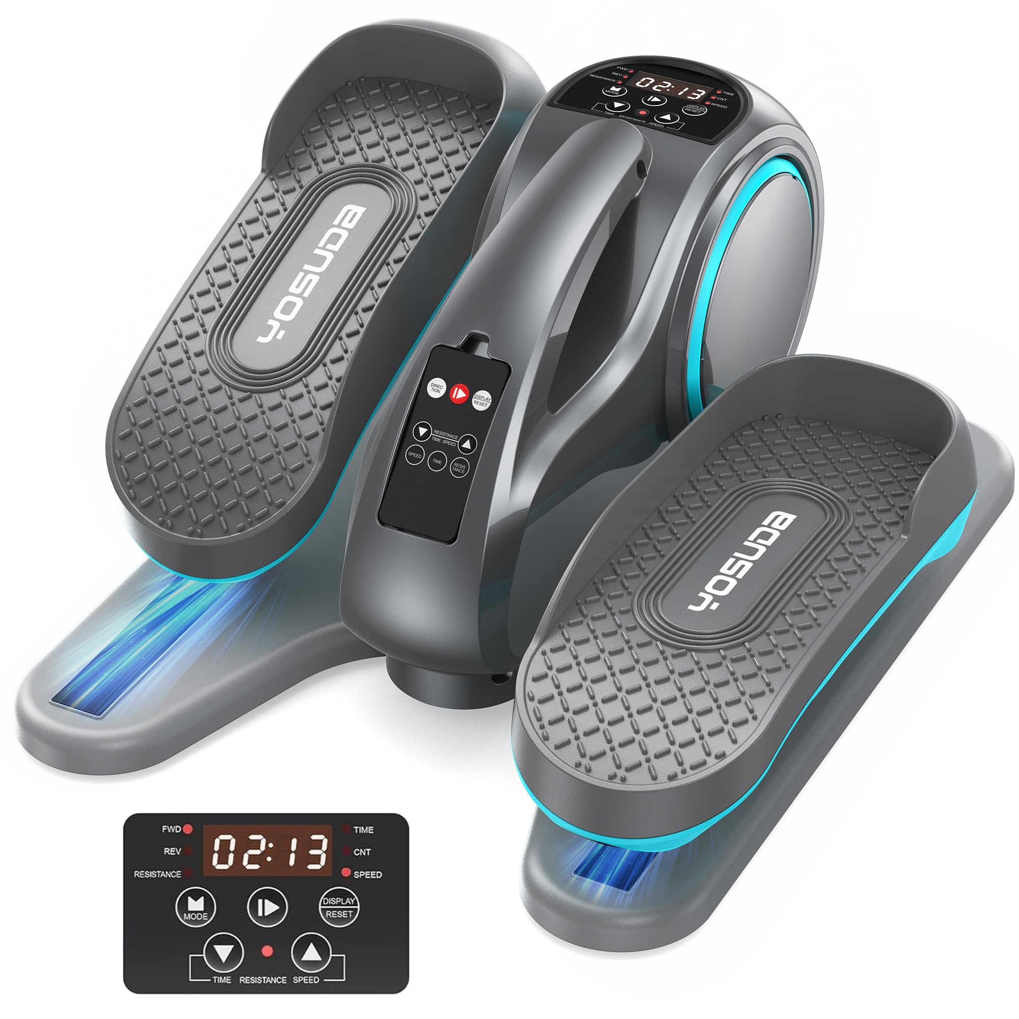 Under Desk Elliptical,Ellipse Leg Exerciser for Seniors Fully Assembled