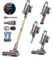 Cordless Vacuum Cleaner, 550W 45KPA 60 Mins Runtime Self-Standing Vacuum Cleaners