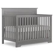 Morgan 5-in-1 Convertible Crib in Storm Grey, Greenguard Gold Certified