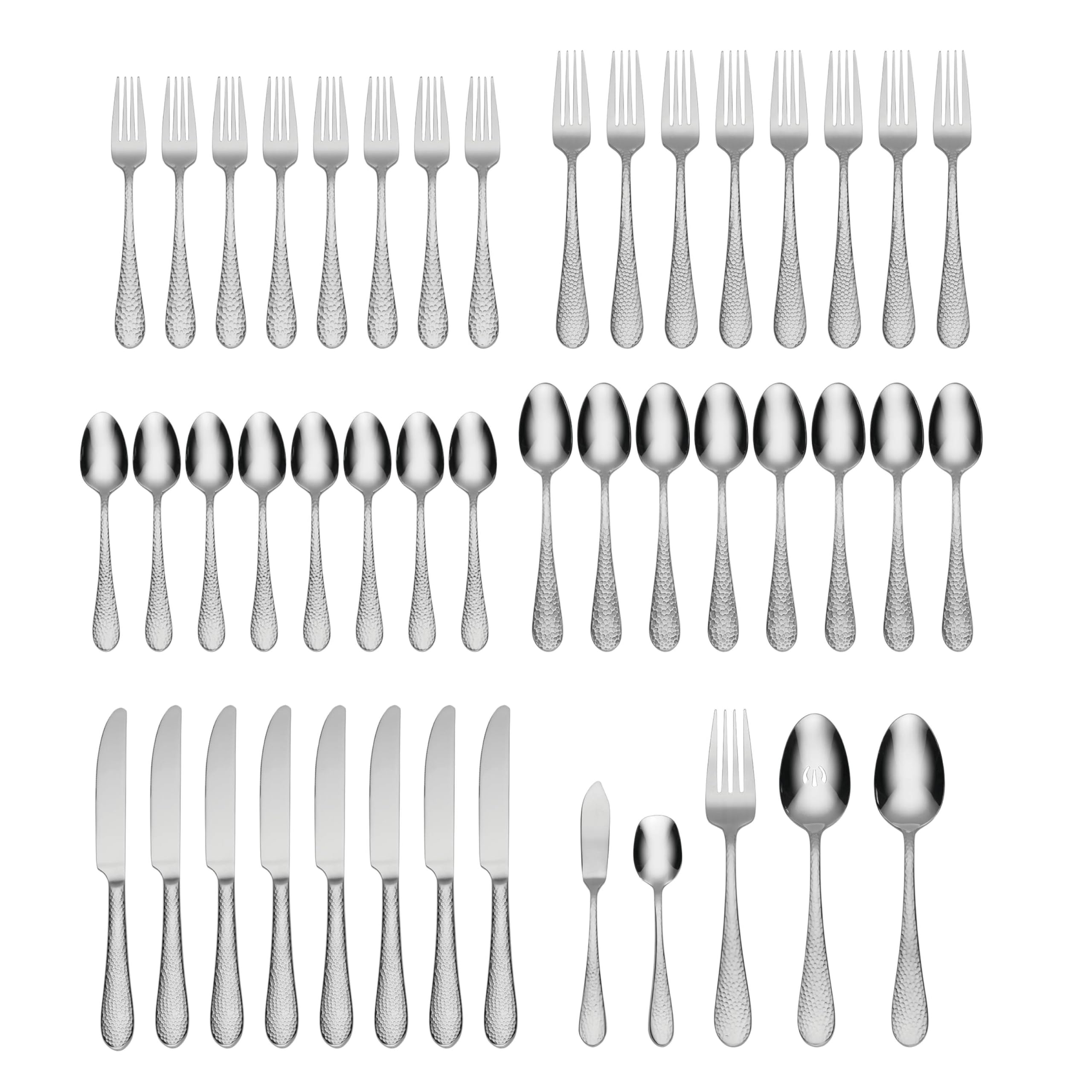 45-pc. Tibet Flatware Set, Stainless