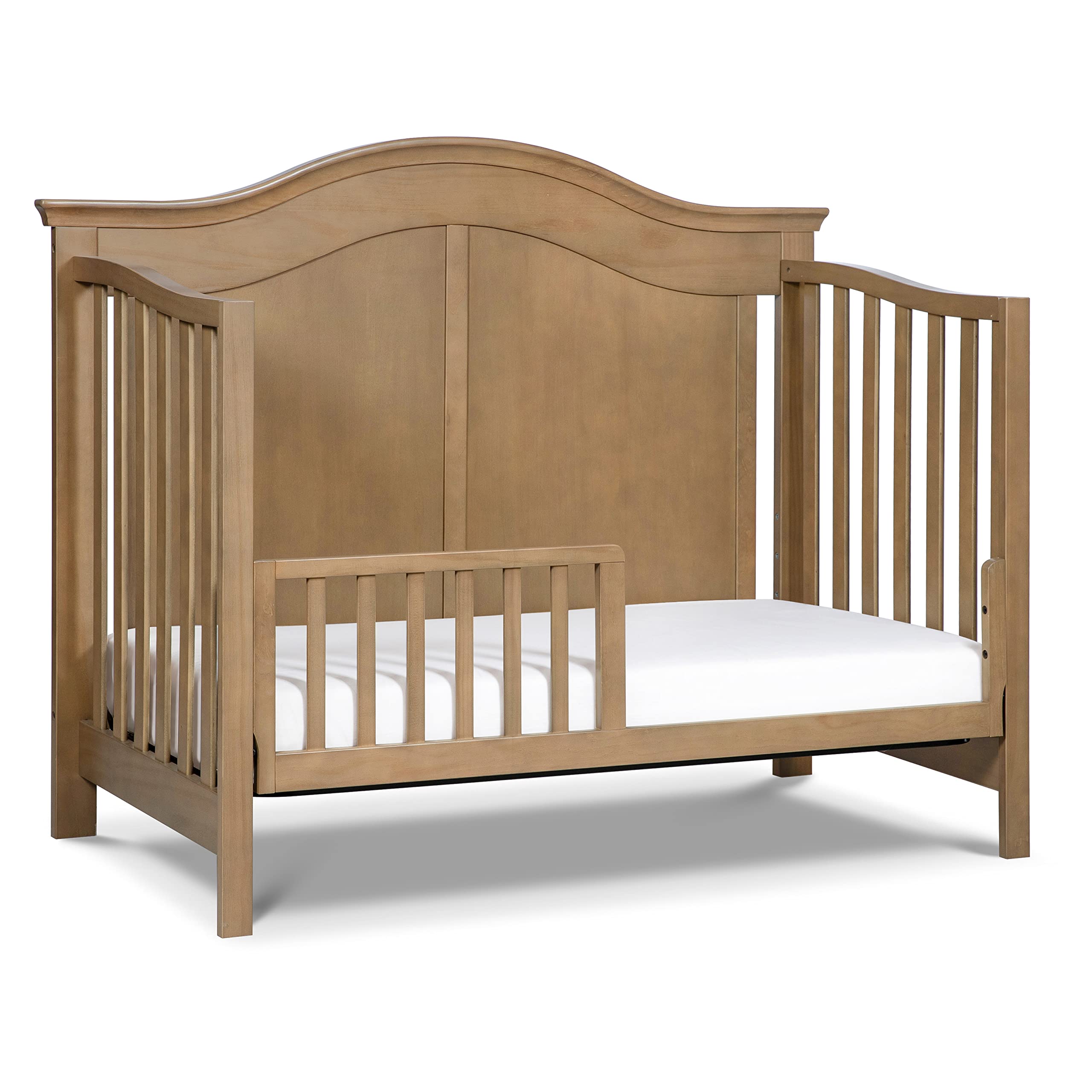 Meadow 4-in-1 Convertible Crib in Hazelnut, Greenguard Gold Certified
